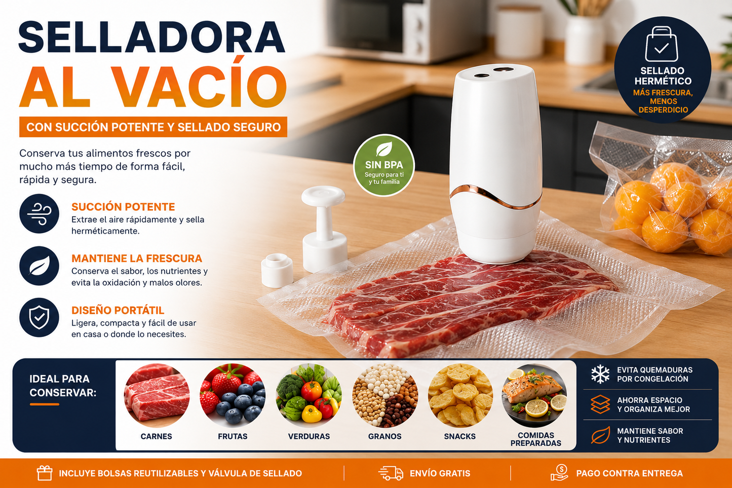 Selladora al vacio